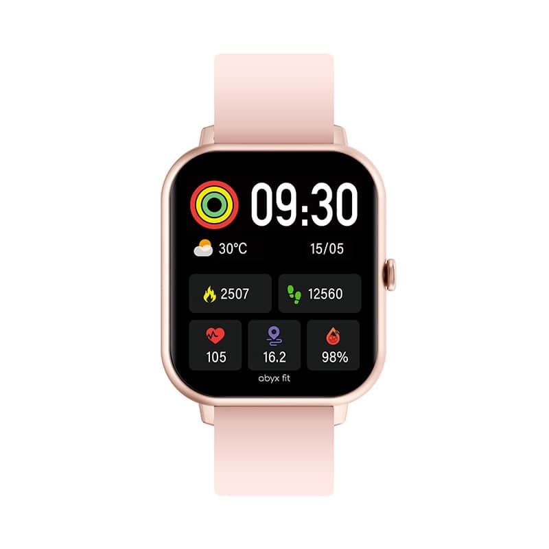Montre Connectee Abyx Fit Touch Call Rose
