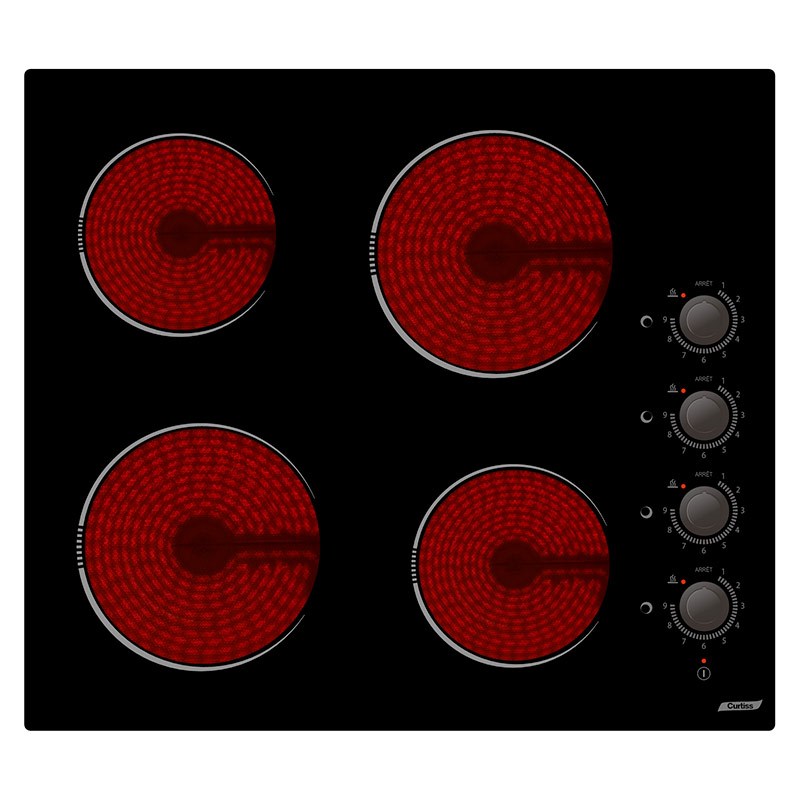 Plaque de cuisson vitrocéramique CURTISS BVM460 Electro Dépôt