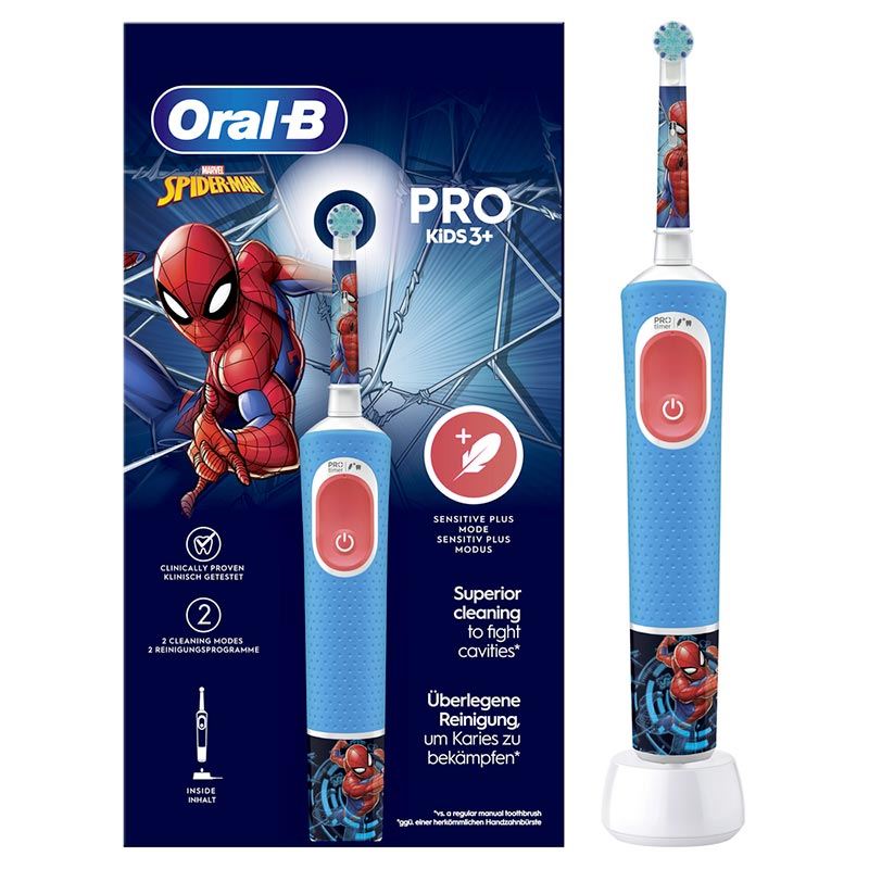 Brosse À Dents Électrique Oral-b Pro Kids Spider Man