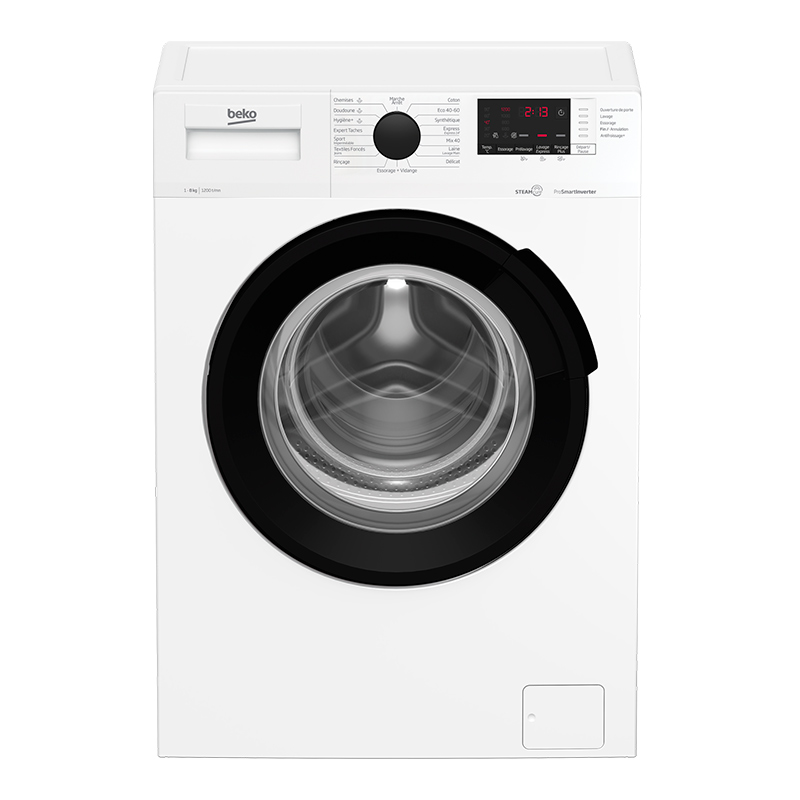 Lave-linge Hublot 8kg Beko Wuv84221bw