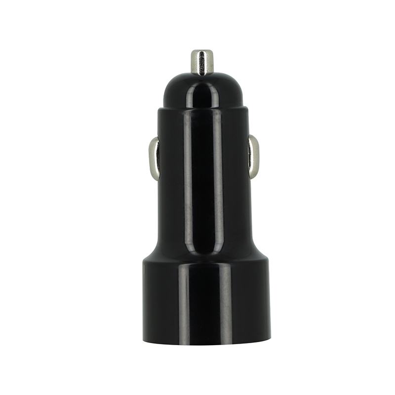 Chargeur Allume Cigare High One 12w 2 Ports Usb A Noir
