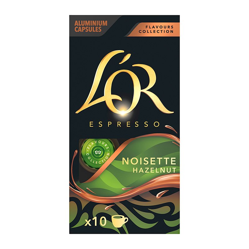 10 Capsules Lor Noisette Pour Machine Nespresso