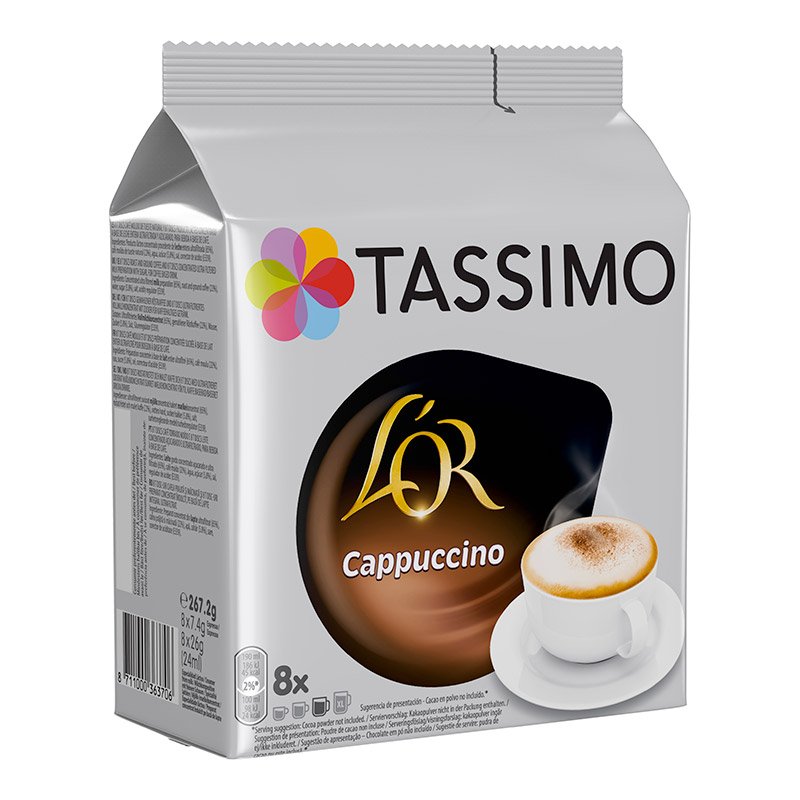 Dosettes Tassimo L'or Cappuccino X16