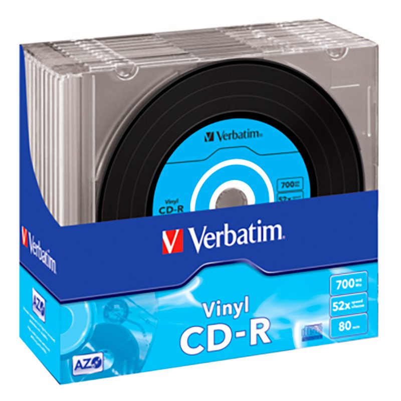 Cd r Verbatim Pack X10 Cd r Style Vinyl