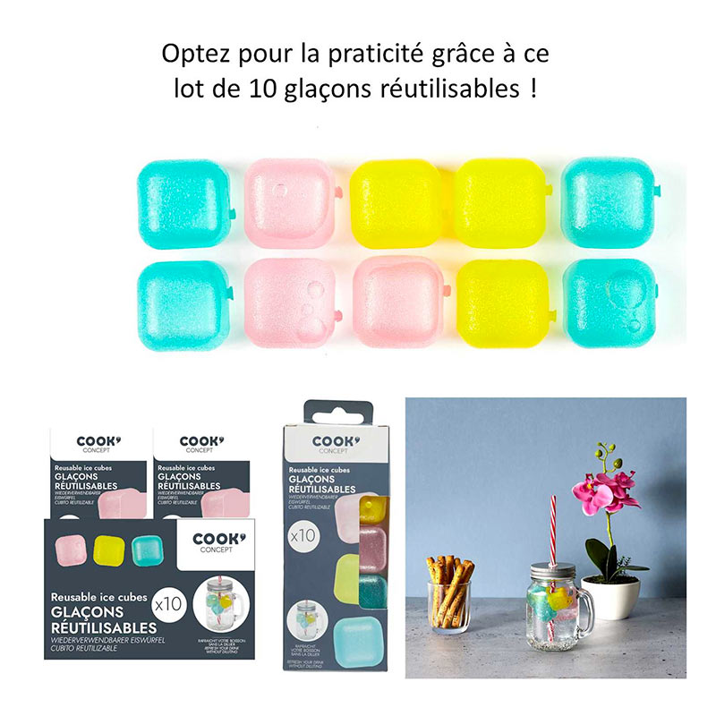 Glaçons Reutilisables X10