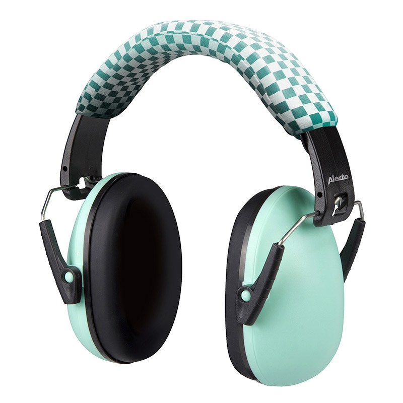 Casque Alecto Anti bruit Enfant Vert