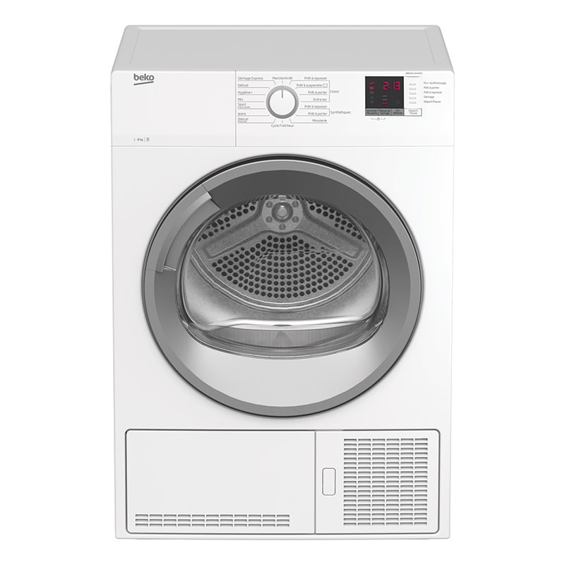 Seche linge Condensation 8 Kg Beko Dbbu8112ga0ws