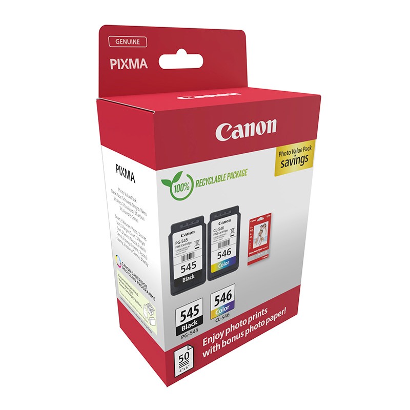 Multipack Canon Pg-545/cl-546 Pvp Alarme