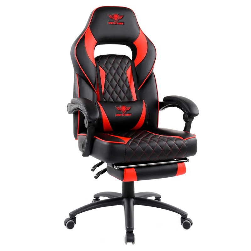 Chaise Gaming Spirit Of Gamer Mustang Noir Et Rouge Bon état -  reconditionné disponible sur Electro Depot