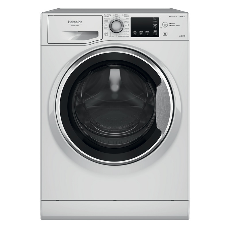 Lave-Linge Sechant 10 Kg / 7 Kg Hotpoint Ndbb 10726 Sa Fred