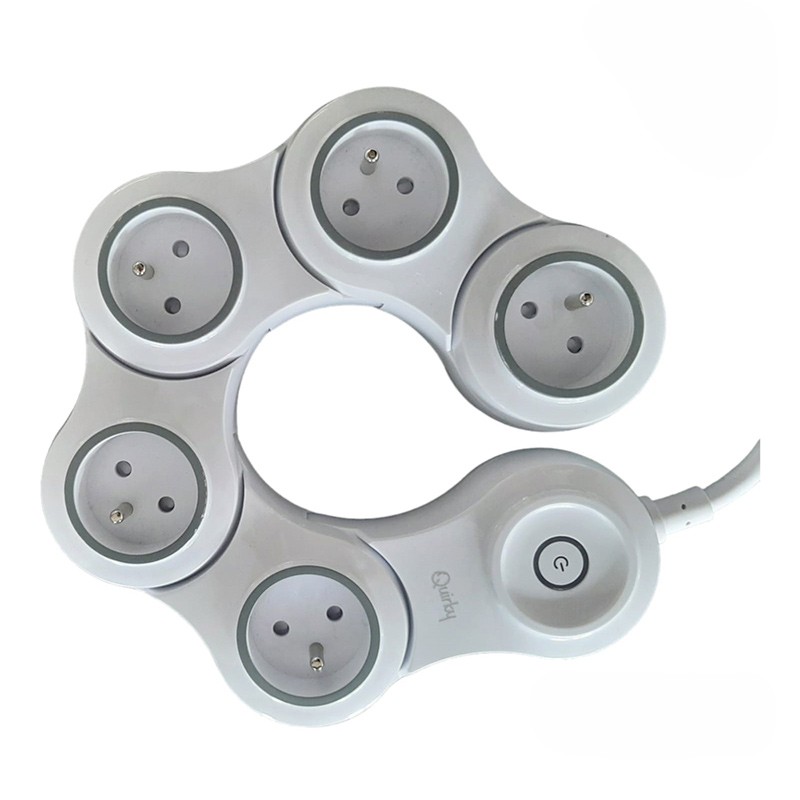 Multiprise Quirky Articulee 5+Interrupteur