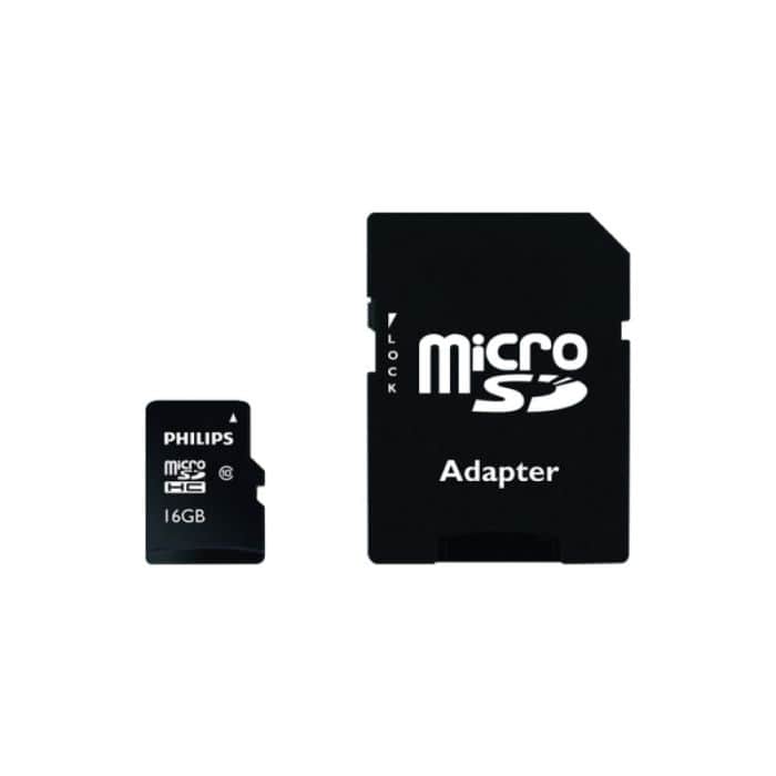 Carte Micro SD 16 go PHILIPS Class10 - Electro Dépôt