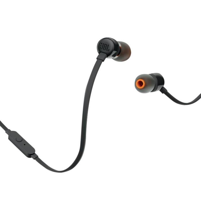 JBL T110 écouteurs intra-auriculaires, filaire, noir 