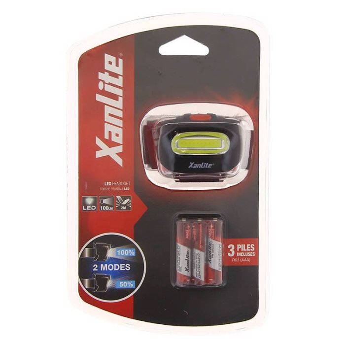 Lampe Frontale XANLITE LED 100LMpiles incluses Electro Dépôt