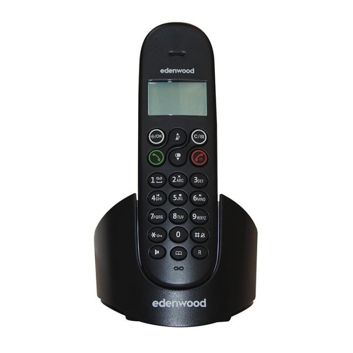 Téléphone duo avec répondeur EDENWOOD TRD 1 Noir - Electro Dépôt