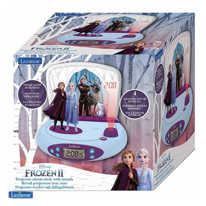 Réveil LEXIBOOK Reine des Neiges Anna et Elsa Electro Dépôt