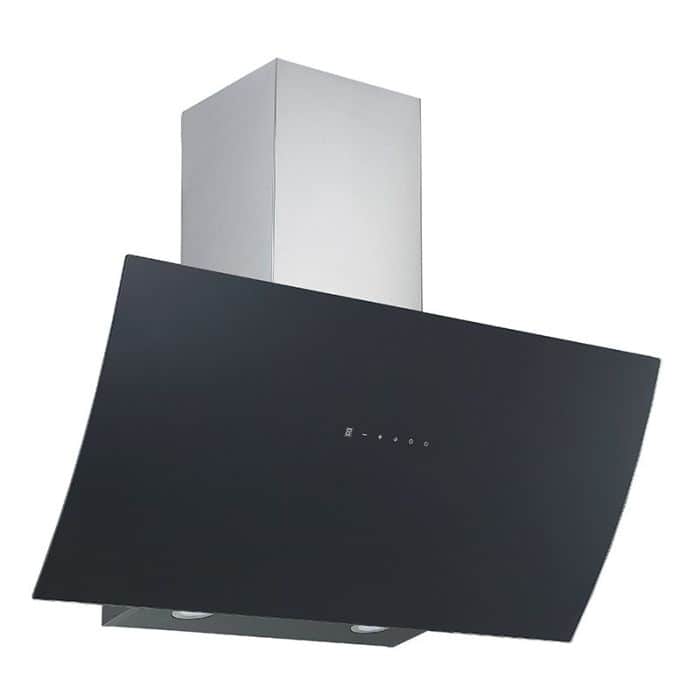 Bosch - hotte décorative inclinée 90cm 840m3/h noir dwk98jq60 - série 6  15410 - Conforama