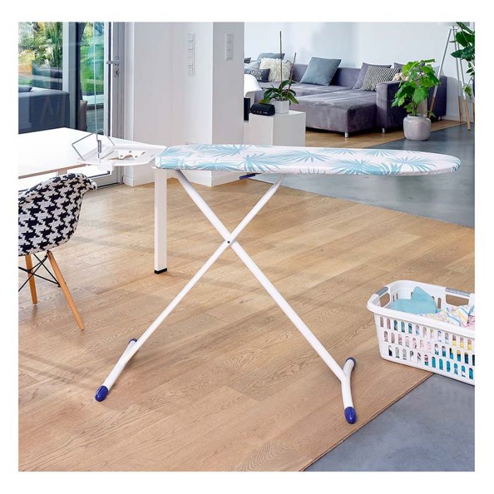 Leifheit Table à repasser Classic M Basic, planche à repasser compacte &  pliante 120 x 38 cm, table repassage réglable en hauteur avec repose fer  fixe : : Cuisine et Maison