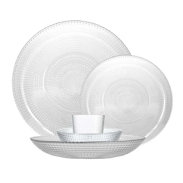 Service Vaisselle 60 Pièces Verre - Electro Dépôt