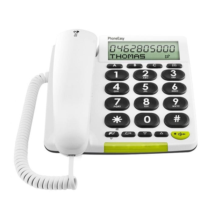 Téléphone fixe senior DORO PhoneEasy 312cs - Electro Dépôt