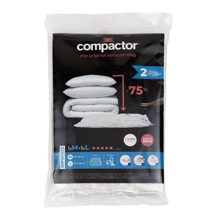 Sac de compression COMPACTOR de compression taille M x2