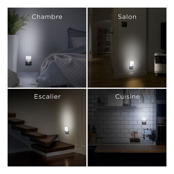 Integral lampe LED veilleuse de nuit avec capteur de luminosité