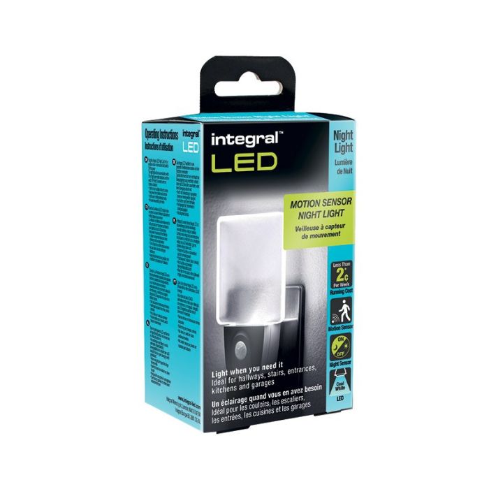 Veilleuse LED INTEGRAL détecteur de mouvements - Electro Dépôt
