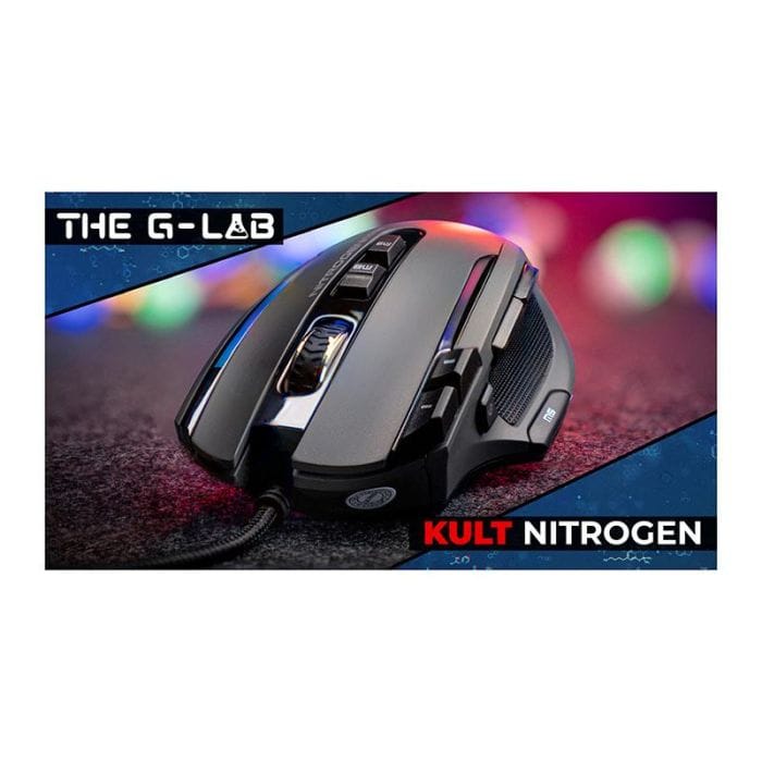 The G-Lab Kult Nitrogen Core Souris Gamer Filaire Haute