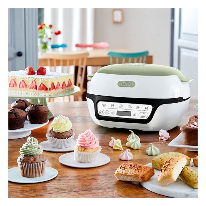 Machine à gâteaux TEFAL Cake Factory KD804310 moules CREABAKE - Electro  Dépôt