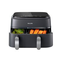 Friteuse sans huile PHILIPS NA351/00 Airfryer double panier 9L