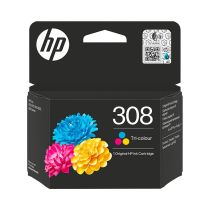 Cartouche d’encre trois couleurs HP 308 authentique