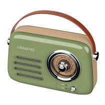 Radio LEDWOOD ALMA Vintage Vert olive