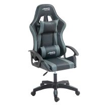 Chaise gaming AMS Gamer#BUTTERFLY Noire et grise