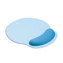 Tapis souris WE POP bleu avec repose poignet en gel