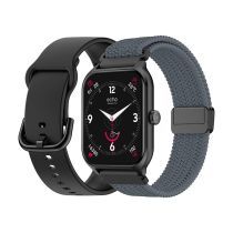 Montre connectée ECHO Rainbow Pro S Noire - 2 bracelets - IA