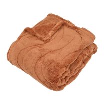 Plaid microfibre jacquard 130x170cm