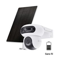 Caméra de Surveillance sur batterie EZVIZ HB90 4MP 2K+ avec Panneau Solaire