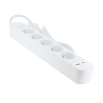 Multiprise CHACON x 5 + USB-A + USB-C