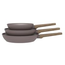 Lot de 3 poêles ARTHUR MARTIN alu forgé céramique Lot de 3 poêles ARTHUR MARTIN alu forgé céramique