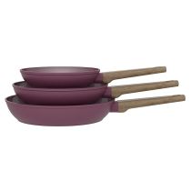 Lot de 3 poêles ARTHUR MARTIN alu forgé céramique Lot de 3 poêles ARTHUR MARTIN alu forgé céramique