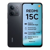 Smartphone XIAOMI Redmi 15C 4G 128Go Noir