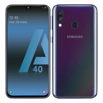 Smartphone SAMSUNG GALAXY A40 4G 64Go Noir reconditionné Grade ECO