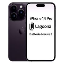 APPLE iPhone 14 Pro 128Go Noir Reconditionné Grade A+ Batterie Neuve