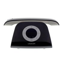 Téléphone sans fil avec répondeur LOGICOM RETRO 2 Noir