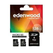 Pack de 2 MicroSD EDENWOOD 128Go