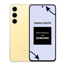 Smartphone SAMSUNG Galaxy S24 FE 128Go Jaune Reconditionne par SAMSUNG grade A+