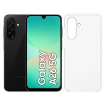 Smartphone SAMSUNG Galaxy A26 5G 128Go Noir + Coque Transparente