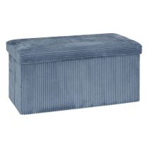Pouf double pliable 76x38x38cm velours