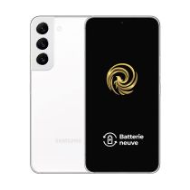 Smartphone SAMSUNG GALAXY S22 5G 128Go Blanc reconditionné Grade ECO