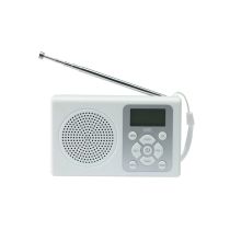 Radio à pile WE WERADPILBL Blanche